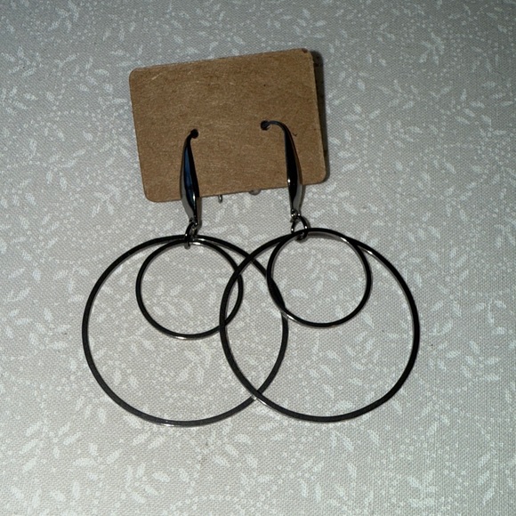 Stainless Steel Hoop Earrings - Picture 1 of 1